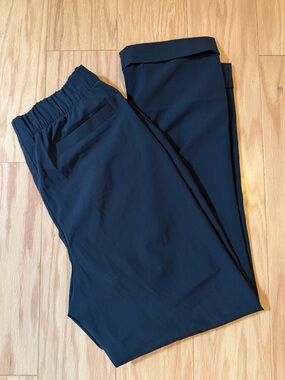 Varley Alana Slim Tapered Cuff Black Pant 27 Sz XS